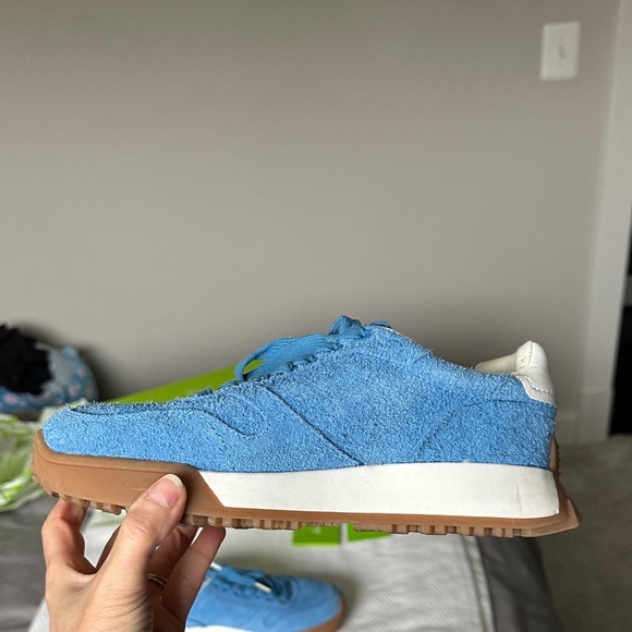 Sam Edelman Layla Blue Suede Sneakers size 8M - Picture 8 of 13